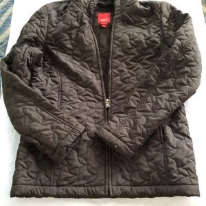 Esprit chocolate quilted jacket.